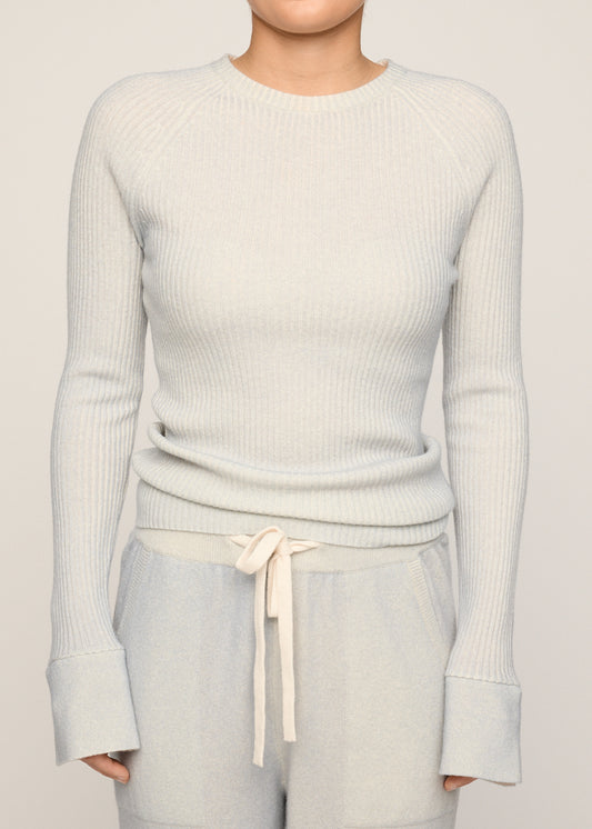 Tarryn Knit Top Powder Blue