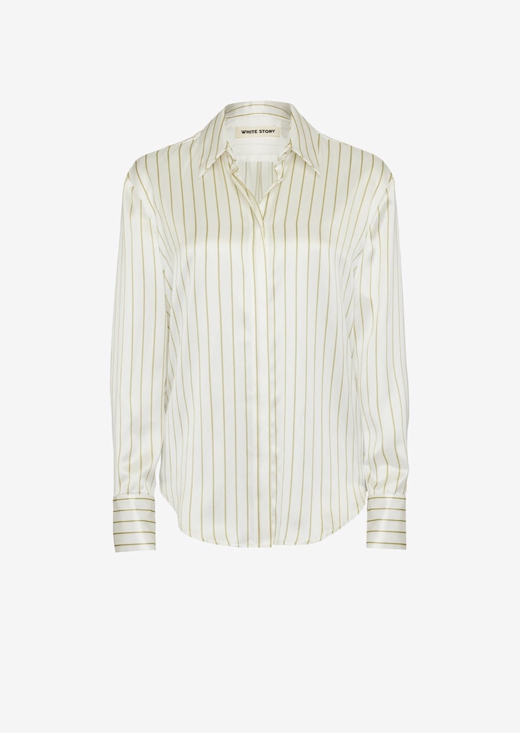 Fifi Shirt - Chartreuse Stripe