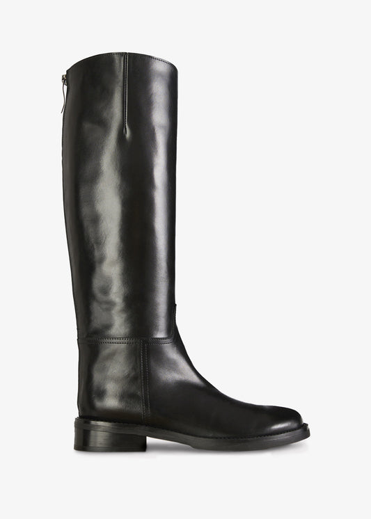 ESSEN Leather Riding Boot Black