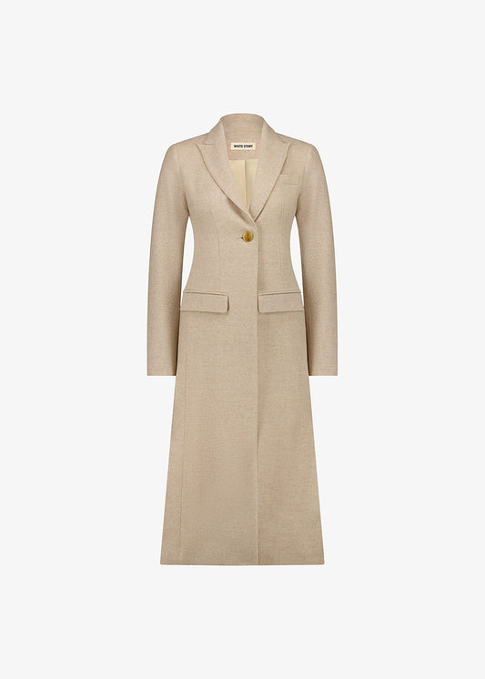 Venetian Maxi Coat Blonde
