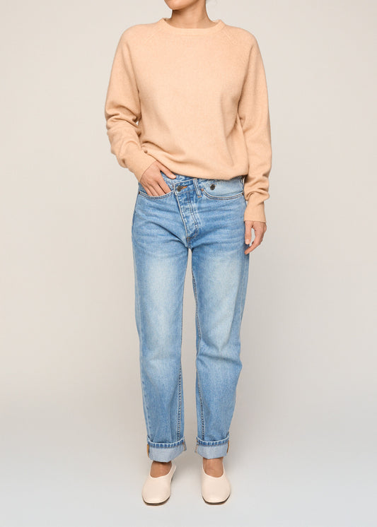 Crew Neck Cashmere Biscuit