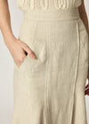 Augustina Skirt Jute Herringbone