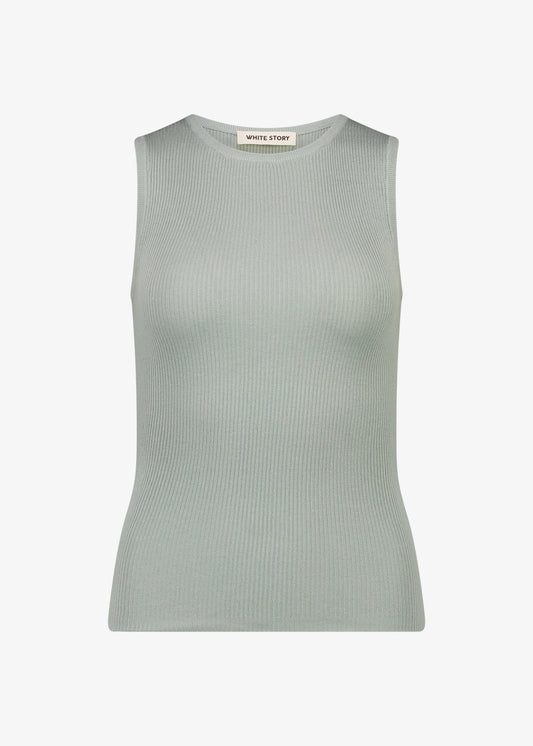 Basel Knit Tank Seafoam
