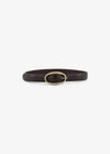 Lucinda Single Buckle Belt Chocolate