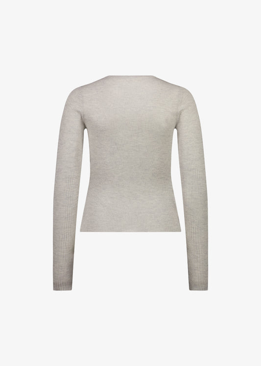 Basel Knit Top Grey