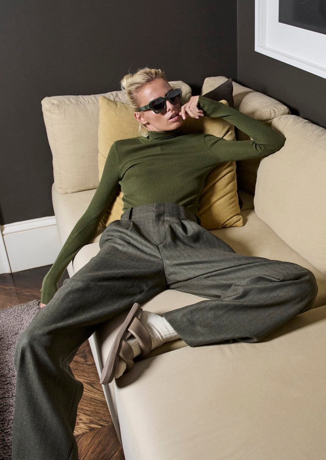 Julia Rib Roll Neck