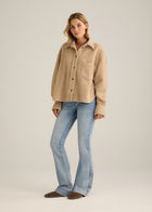 The Shacket Taupe Marle