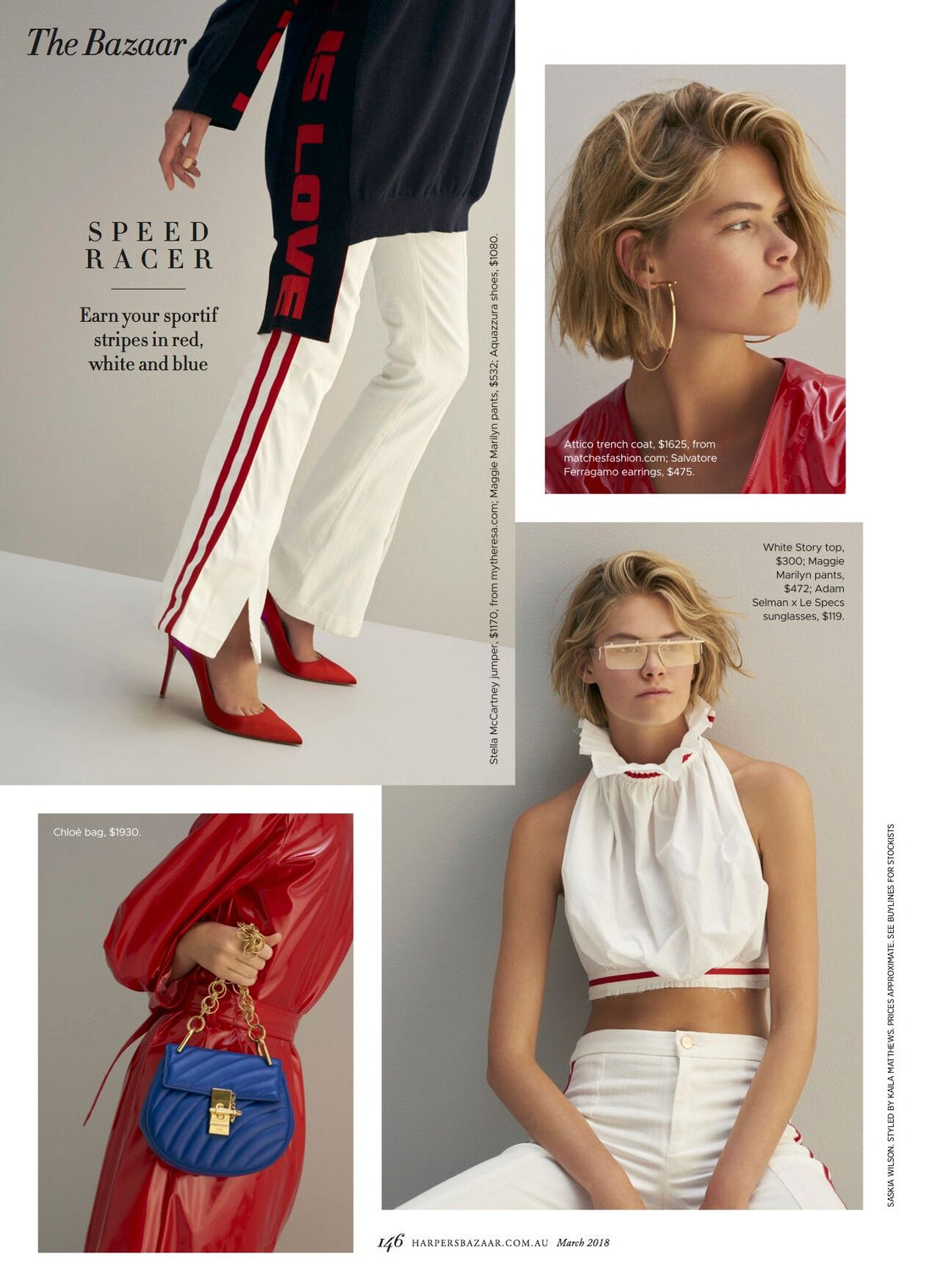 Harpers Bazaar, January 2018