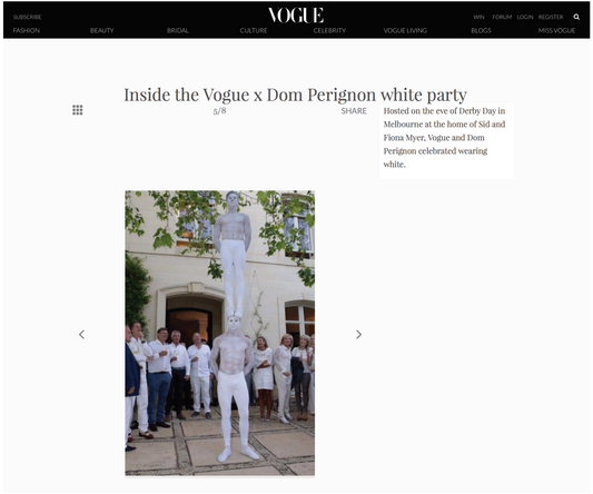Vogue Online// Dom Perignon