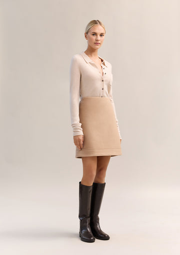 Cubitt Skirt Warm Sand
