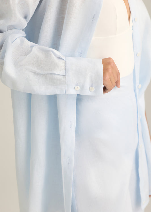 Soleil Shirt Pale Blue