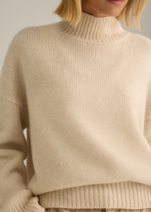 Arctic Cashmere Knit Macadamia