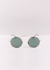 SPEKTRE Sunglasses Metro Gold/Green Bottle