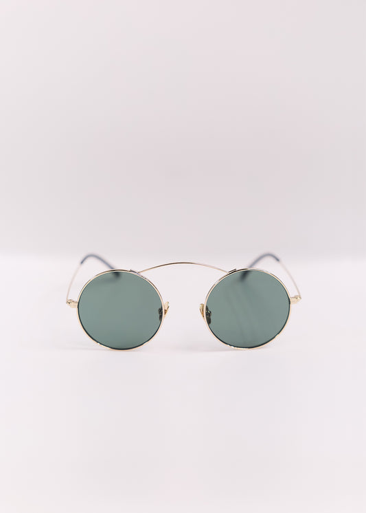 SPEKTRE Sunglasses Metro Gold/Green Bottle