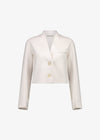 Esme Cropped Jacket Ivory