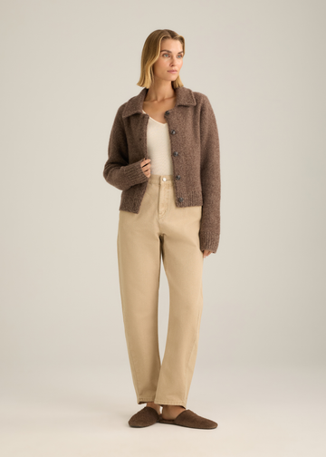 Sarah Cardigan Cocoa Marle
