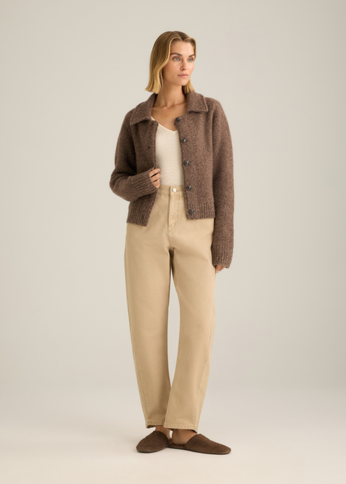 Sarah Cardigan Cocoa Marle
