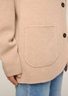 Elsa Knit Blazer Biscuit