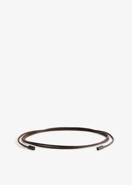 Essen String Belt Chocolate