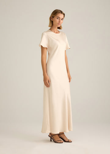 Delfina Dress Ecru