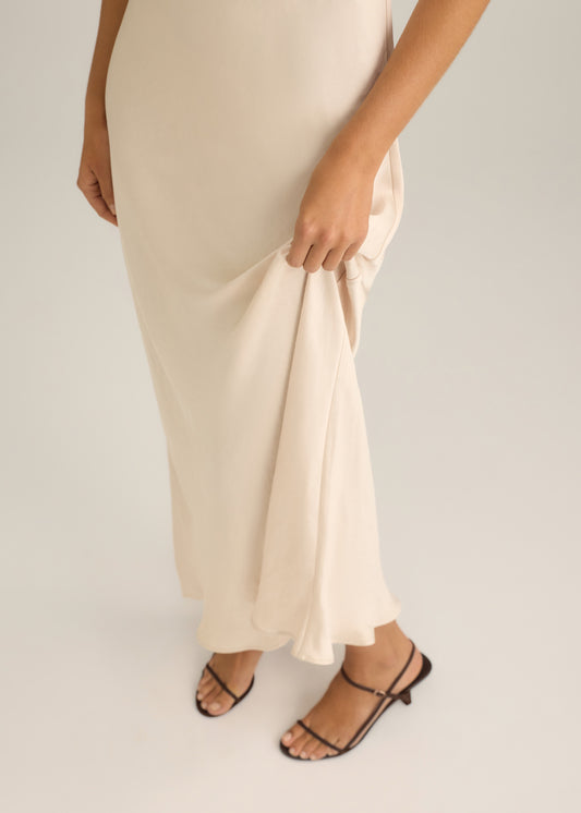 Delfina Dress Ecru