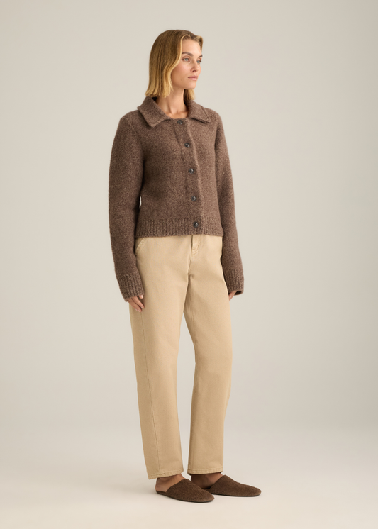 Sarah Cardigan Cocoa Marle