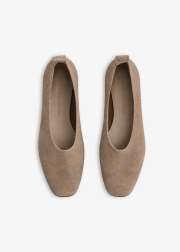ESSEN WS Suede Foundation Flat Nutmeg