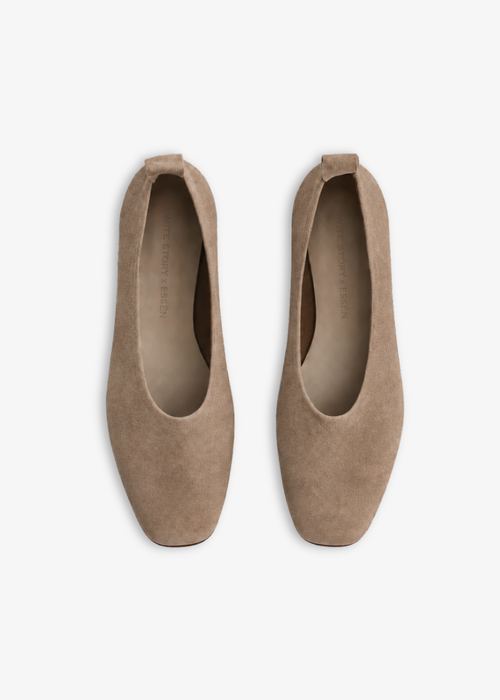 ESSEN WS Suede Foundation Flat Nutmeg