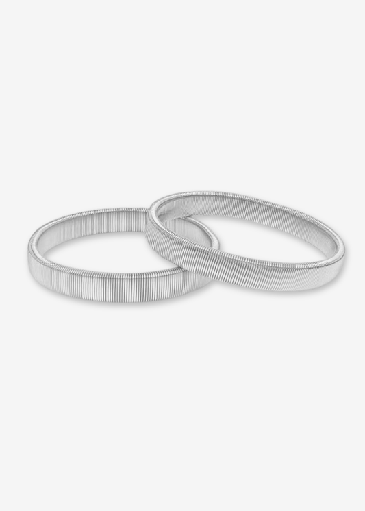 Sleeve Garter Silver