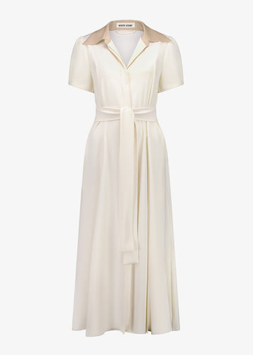 Franci Dress Clotted Cream