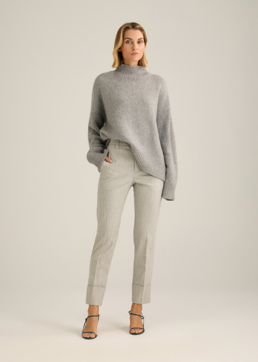 Arctic Cashmere Knit Charcoal Marle