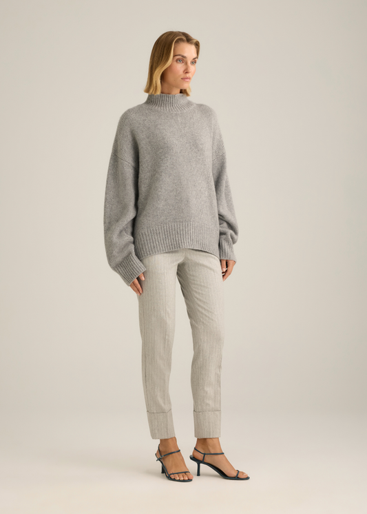 Arctic Cashmere Knit Charcoal Marle