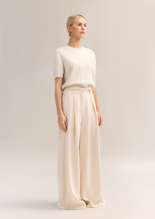 Dover Short Sleeve Knit Ivory