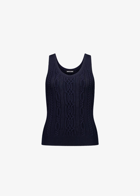 Ariana Tank Indigo