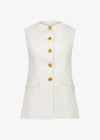 Murano Vest Ivory