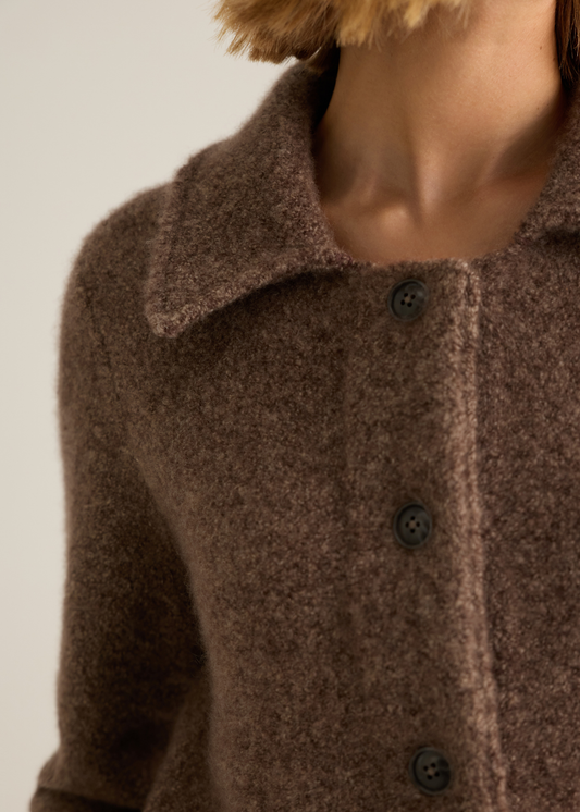 Sarah Cardigan Cocoa Marle