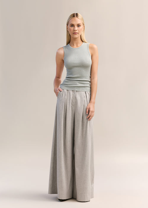 Basel Knit Tank Seafoam