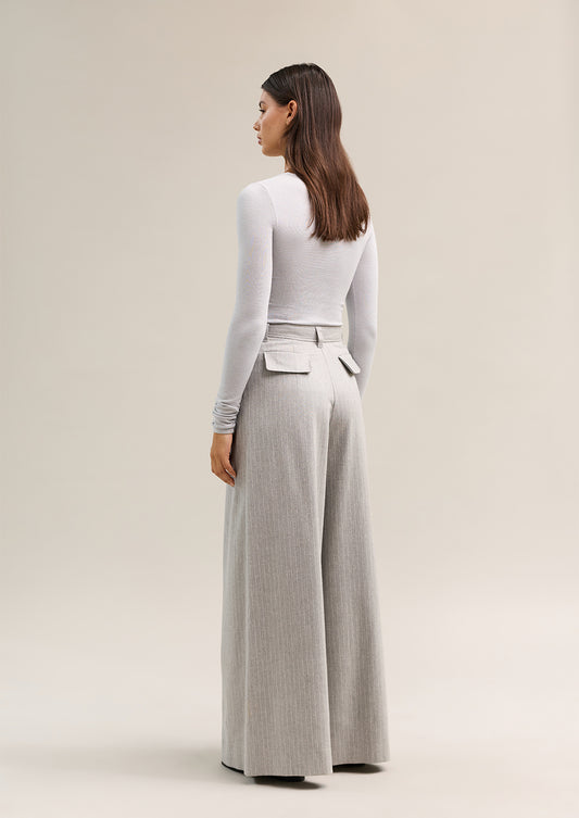 Murano Pant Silver Pinstripe