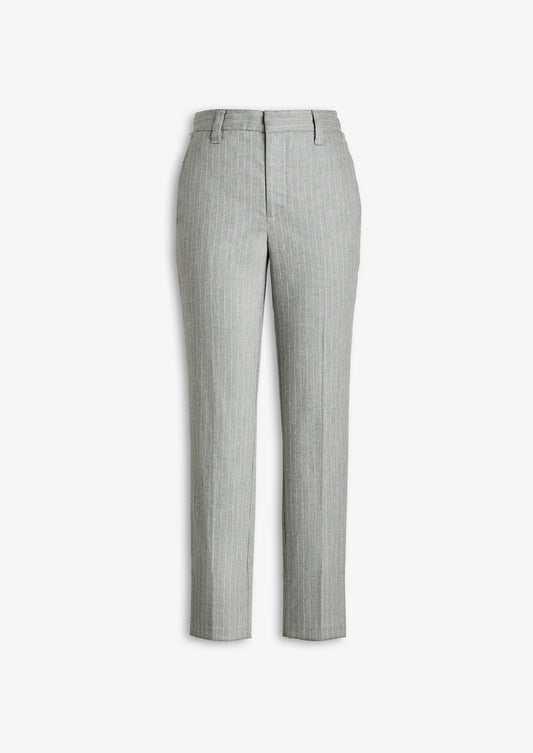Viktoriya Suit Pant Silver Pinstripe