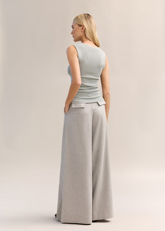 Basel Knit Tank Seafoam