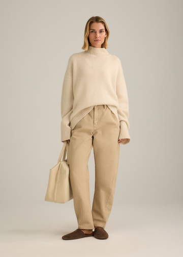 Arctic Cashmere Knit Macadamia