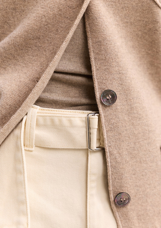Elsa Knit Blazer Hazelnut Marle