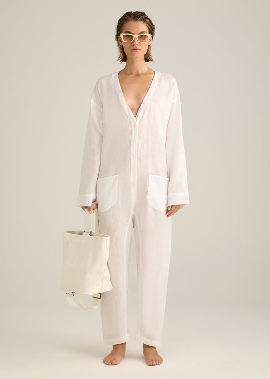 Selene Jumpsuit White