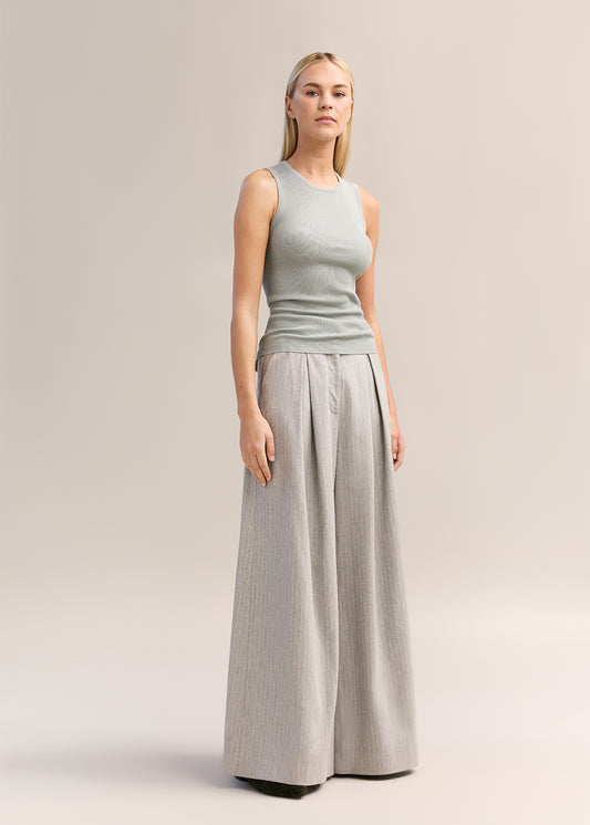 Basel Knit Tank Seafoam