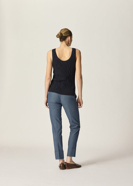 Ariana Tank Indigo