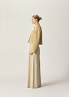 Murano Wide Leg Pant Caramel Houndstooth