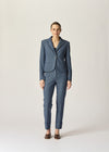 Leo Blazer Indigo Herringbone