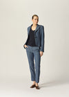 Leo Blazer Indigo Herringbone