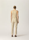 Viktoriya Suit Pant Caramel Houndstooth