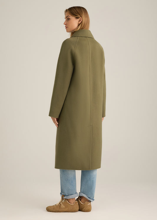 Faye DB Wool Coat Khaki